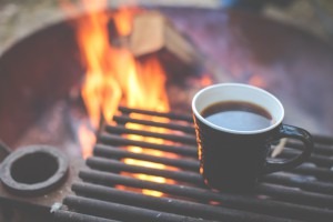 coffee and campfire